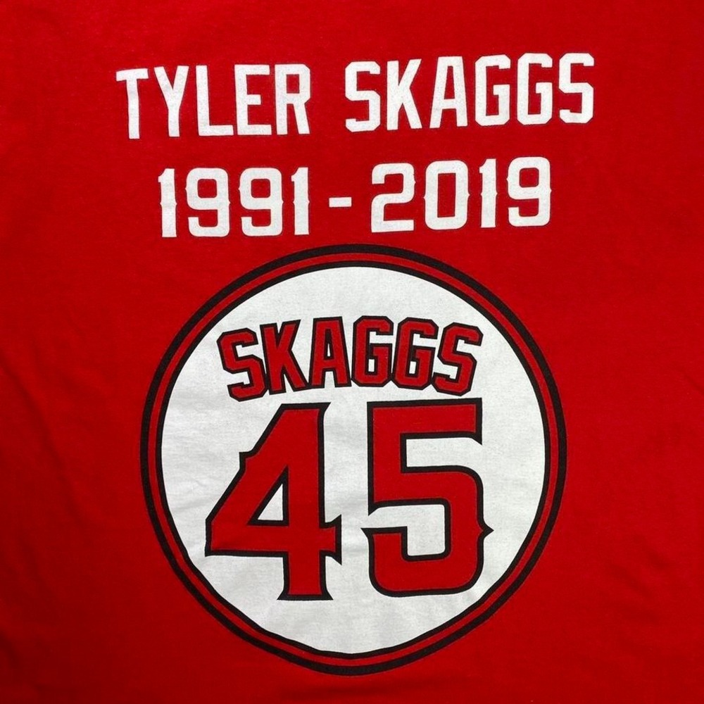 LA Angels Tyler Skaggs RIP shirt